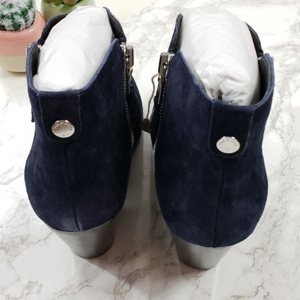⛔Rag & Bone l Margot Navy Suede Ankle Bootie - Picture 7 of 8